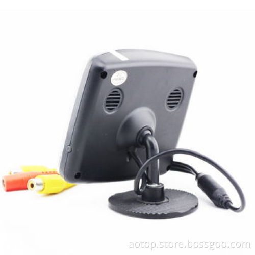 3.5-inch Car Mini Rear-view Monitor,Remote Control/Multiple Languages/OSD Menu/Compact Design